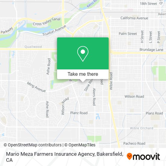 Mario Meza Farmers Insurance Agency map