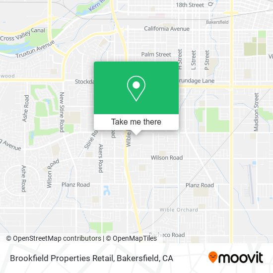 Mapa de Brookfield Properties Retail