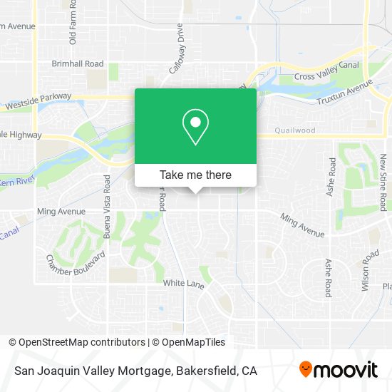 Mapa de San Joaquin Valley Mortgage