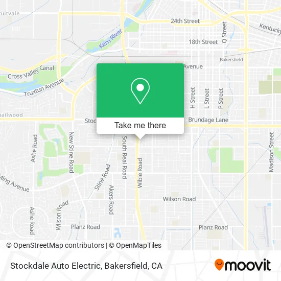 Mapa de Stockdale Auto Electric