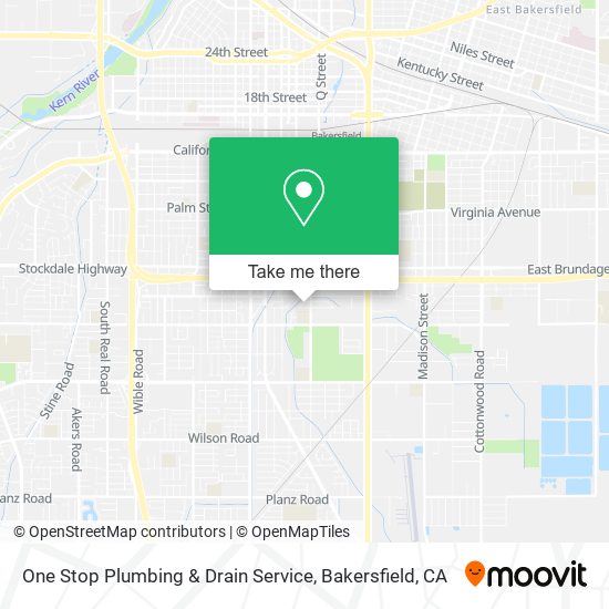 Mapa de One Stop Plumbing & Drain Service