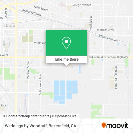 Weddings by Woodruff map