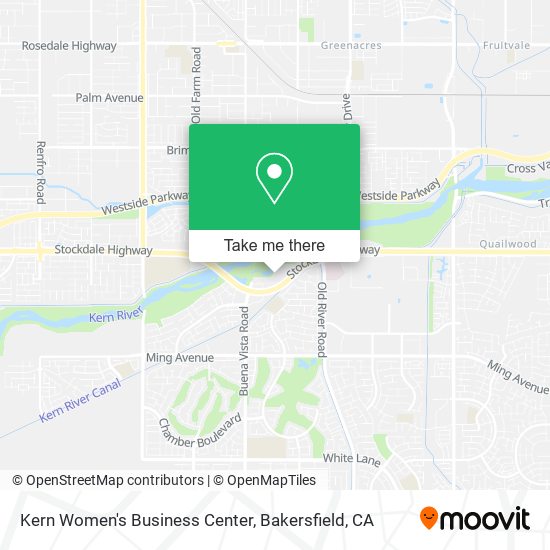 Kern Women's Business Center map