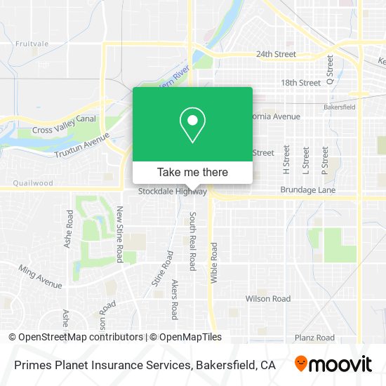 Primes Planet Insurance Services map