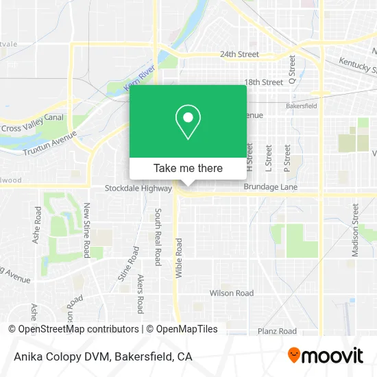 Anika Colopy DVM map