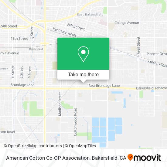 American Cotton Co-OP Association map