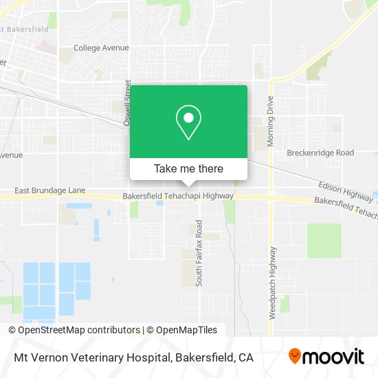 Mt Vernon Veterinary Hospital map