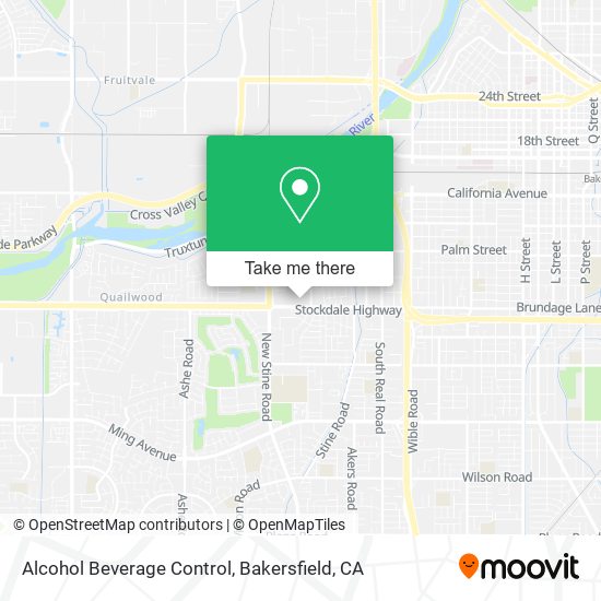 Alcohol Beverage Control map