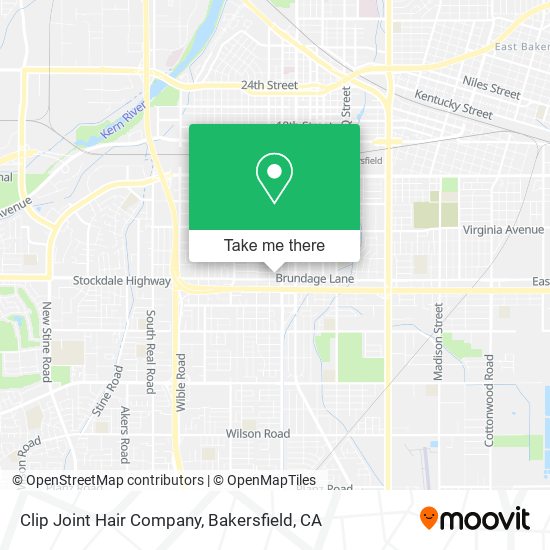 Mapa de Clip Joint Hair Company