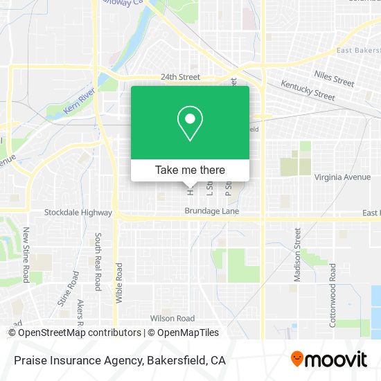 Praise Insurance Agency map