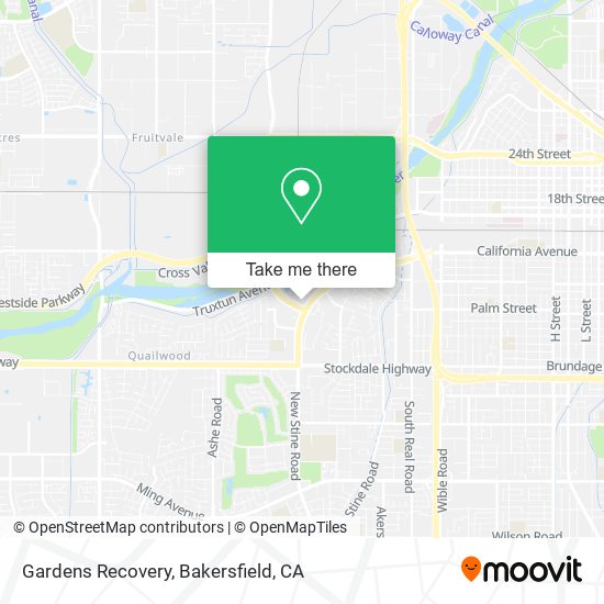 Gardens Recovery map