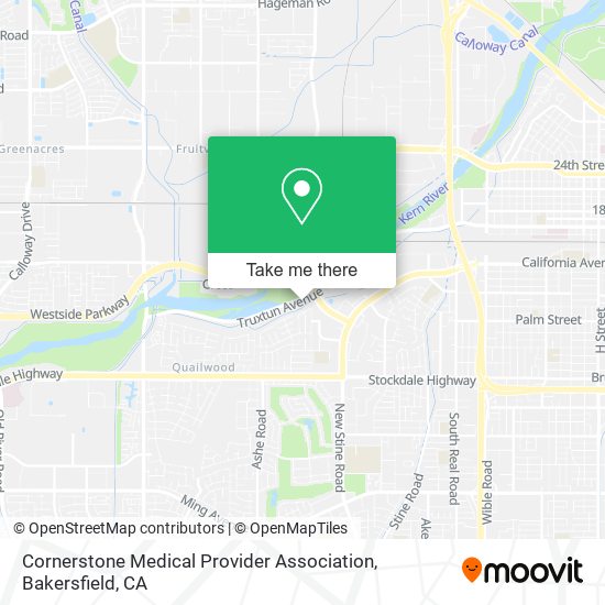 Mapa de Cornerstone Medical Provider Association