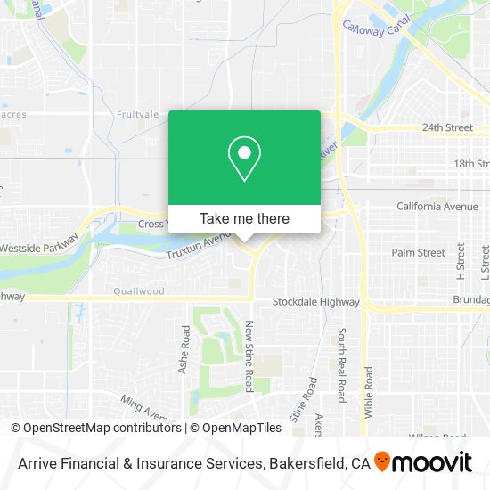 Arrive Financial & Insurance Services map