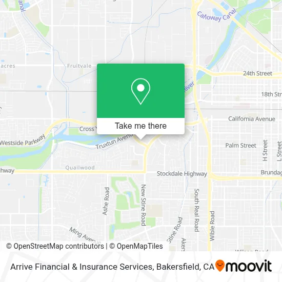 Arrive Financial & Insurance Services map