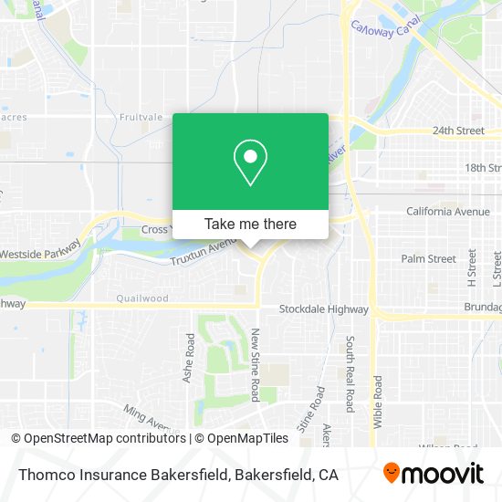 Mapa de Thomco Insurance Bakersfield