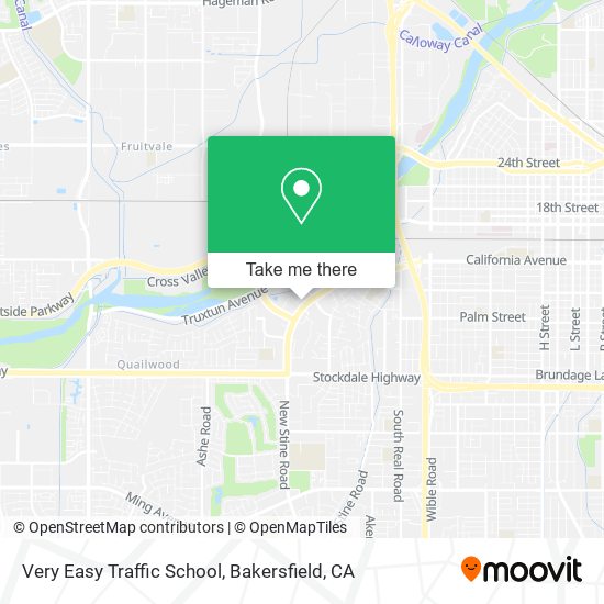 Very Easy Traffic School map