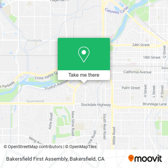 Bakersfield First Assembly map