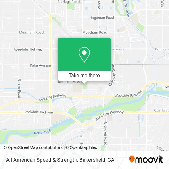 Mapa de All American Speed & Strength