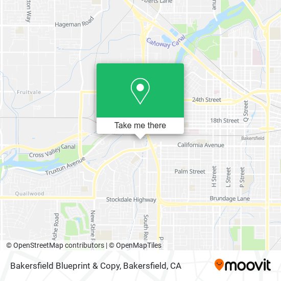 Bakersfield Blueprint & Copy map