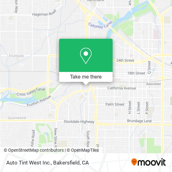 Auto Tint West Inc. map