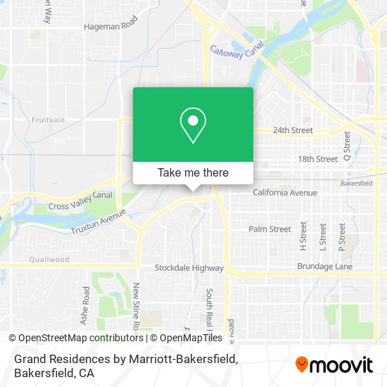 Mapa de Grand Residences by Marriott-Bakersfield