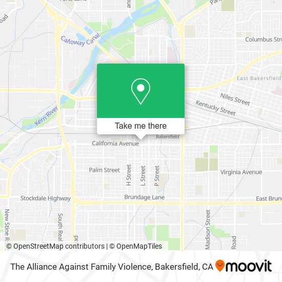 The Alliance Against Family Violence map