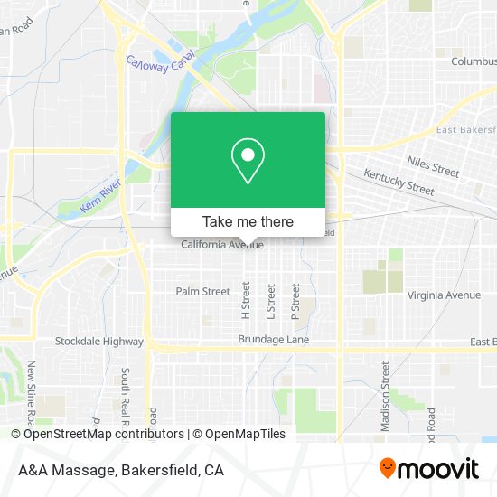 A&A Massage map