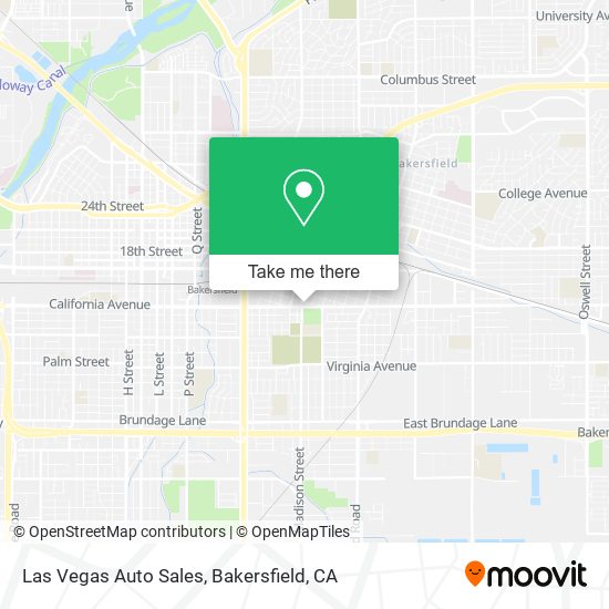 Mapa de Las Vegas Auto Sales