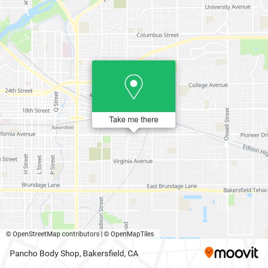 Pancho Body Shop map