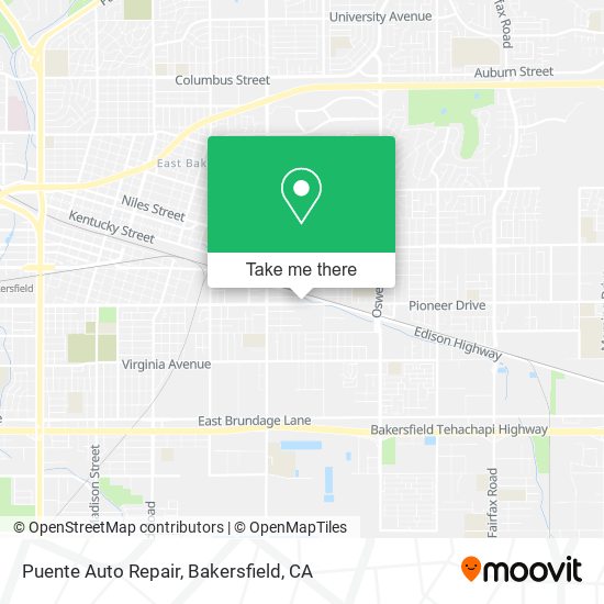 Puente Auto Repair map