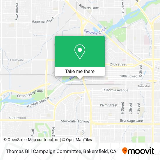 Thomas Bill Campaign Committee map