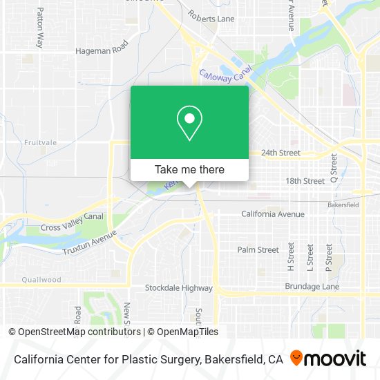 Mapa de California Center for Plastic Surgery