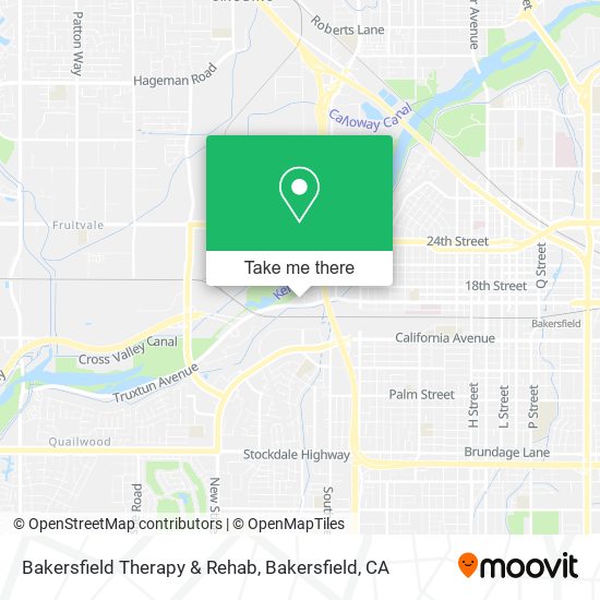 Bakersfield Therapy & Rehab map