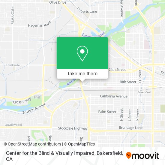 Center for the Blind & Visually Impaired map