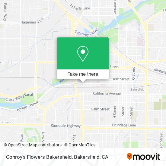 Mapa de Conroy's Flowers Bakersfield