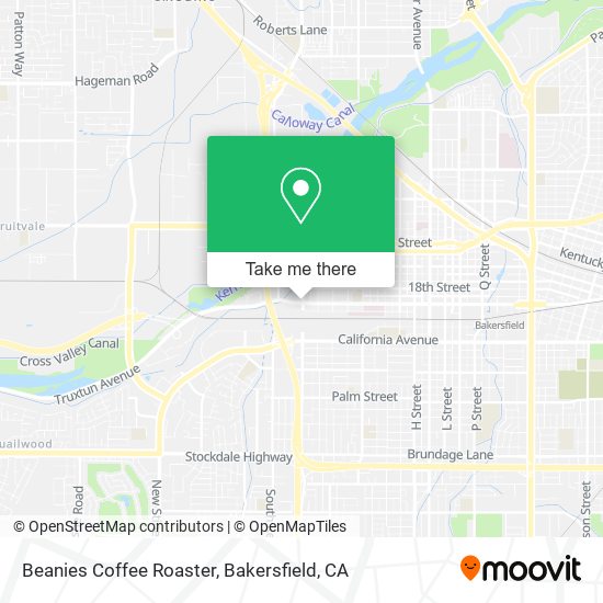 Beanies Coffee Roaster map