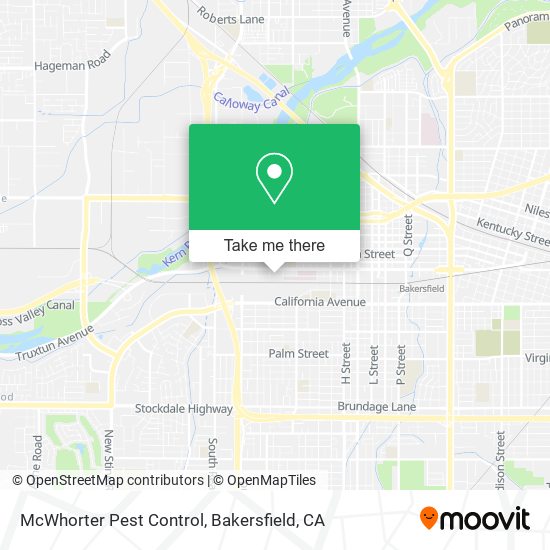 Mapa de McWhorter Pest Control