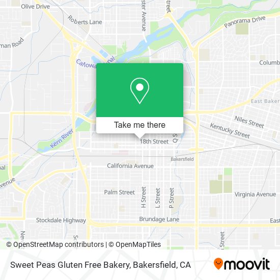 Sweet Peas Gluten Free Bakery map