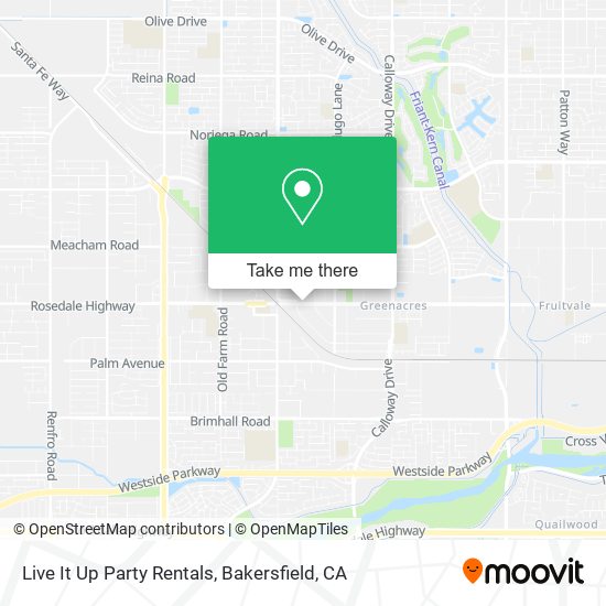 Live It Up Party Rentals map