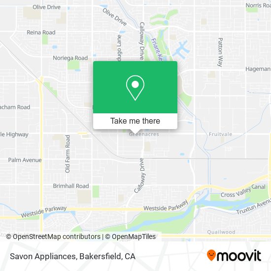 Savon Appliances map