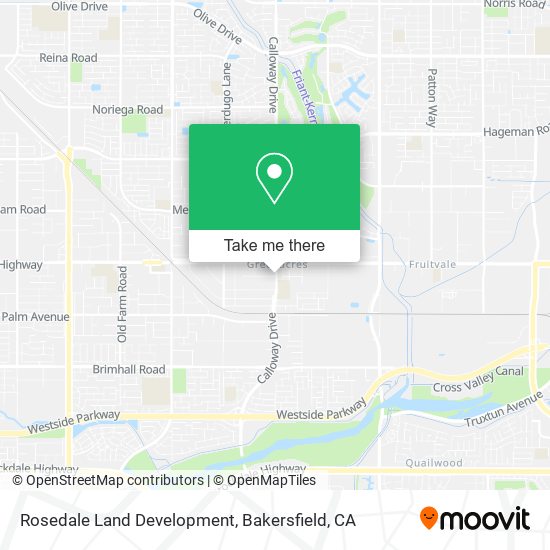 Rosedale Land Development map