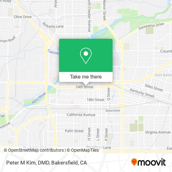 Peter M Kim, DMD map