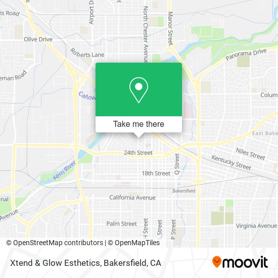 Xtend & Glow Esthetics map