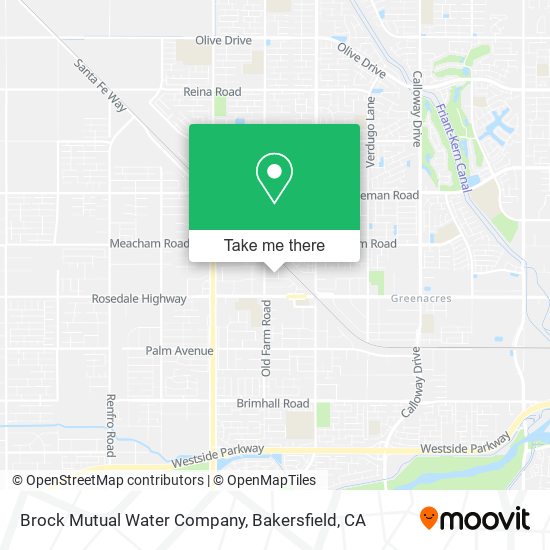 Brock Mutual Water Company map