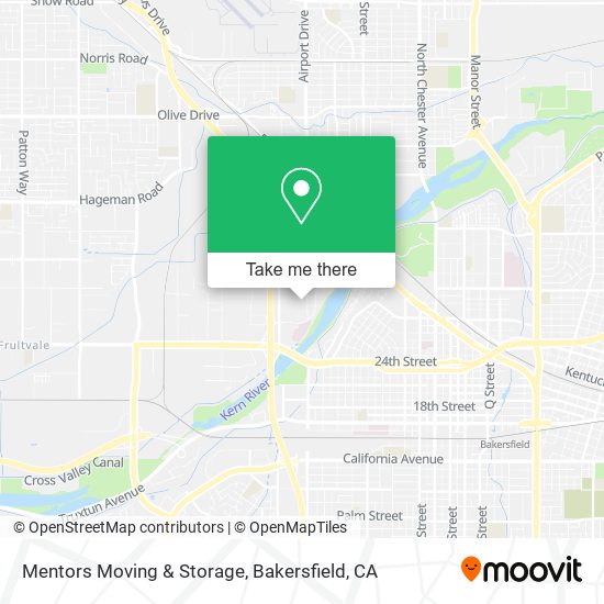 Mentors Moving & Storage map