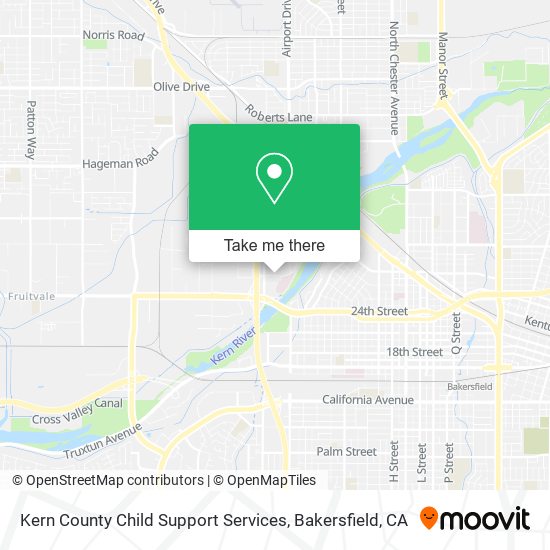 Mapa de Kern County Child Support Services