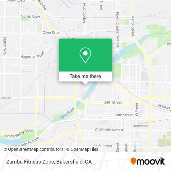 Zumba Fitness Zone map
