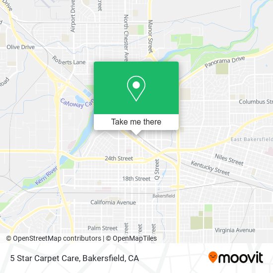 5 Star Carpet Care map