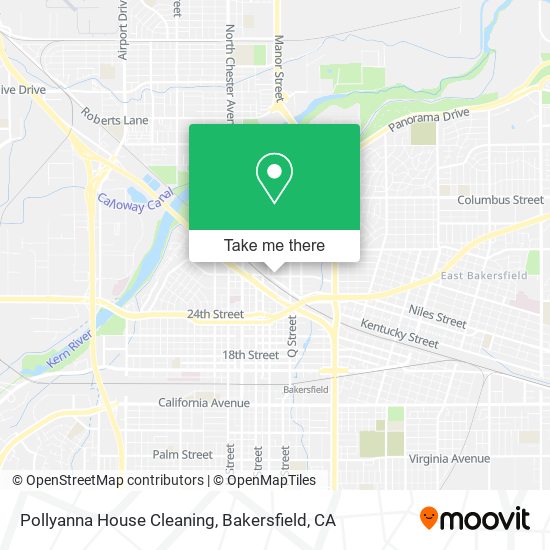 Pollyanna House Cleaning map