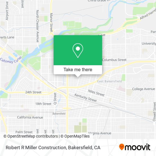 Robert R Miller Construction map